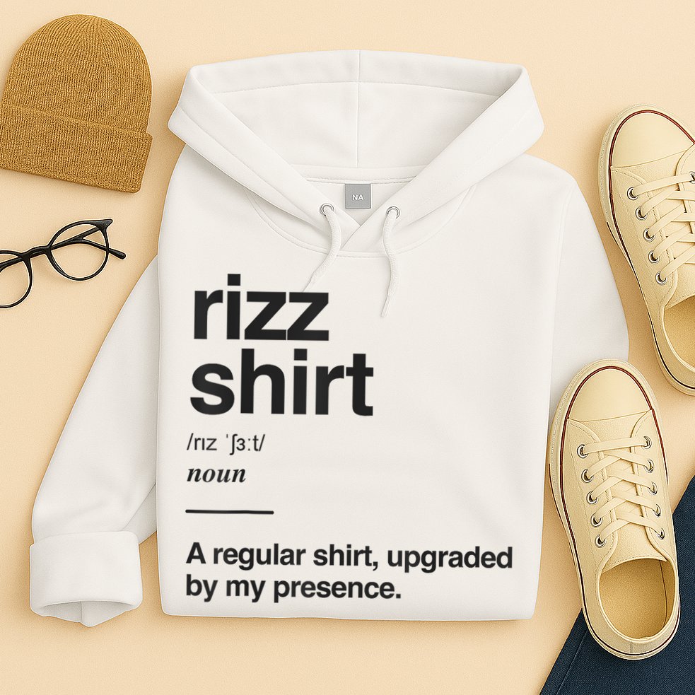 Funny Rizz Gen Z Gen Alpha Slang Charisma Meme Rizz Hoodie