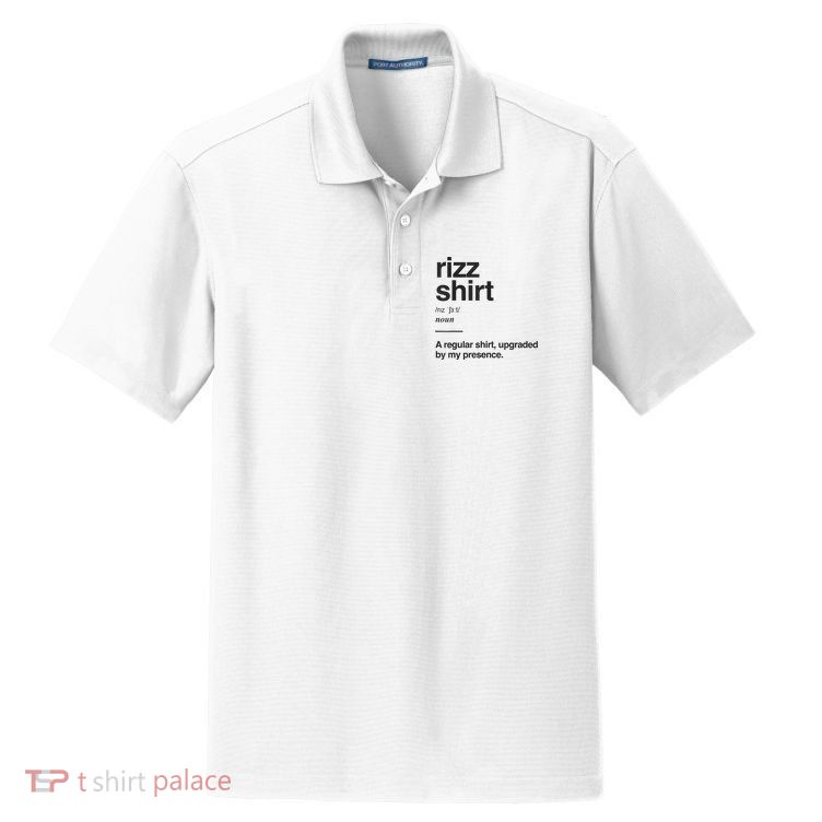 Funny Rizz Gen Z Gen Alpha Slang Charisma Meme Rizz Dry Zone Grid Polo