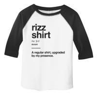 Funny Rizz Gen Z Gen Alpha Slang Charisma Meme Rizz Toddler Fine Jersey T-Shirt