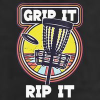 Funny Retro Grip and Rip It Disc Golf 11oz C Handle Ceramic Mug