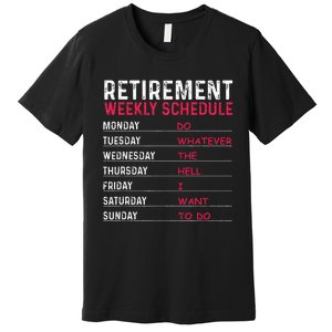 Funny Retirement Gift For Women Cool Retired Retiree Premium T-Shirt