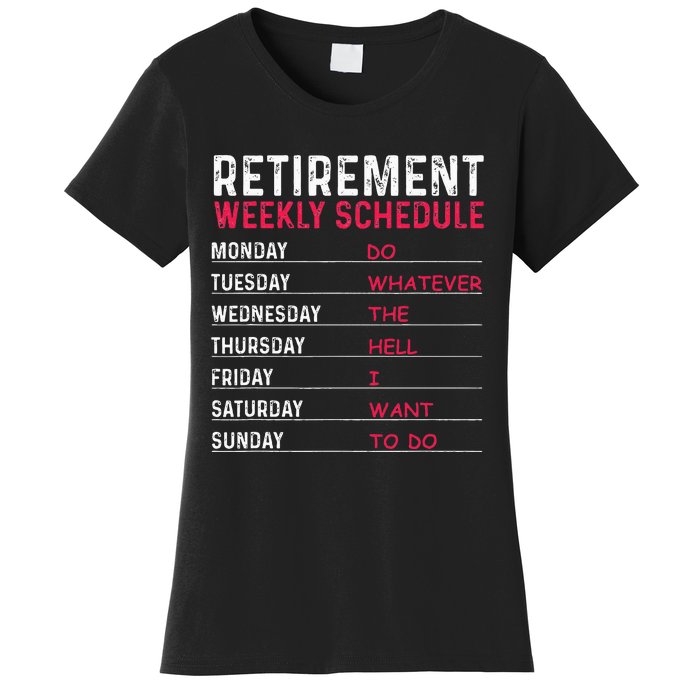 Funny Retirement Gift For Women Cool Retired Retiree Women's T-Shirt