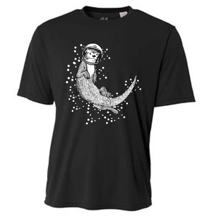 Ferret Rodent Gnawer Space Planet Universe Cooling Performance Crew T-Shirt