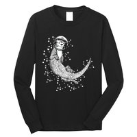 Ferret Rodent Gnawer Space Planet Universe Long Sleeve Shirt