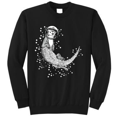 Ferret Rodent Gnawer Space Planet Universe Sweatshirt