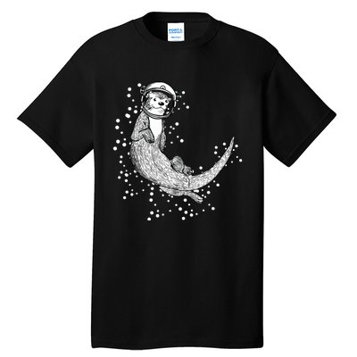 Ferret Rodent Gnawer Space Planet Universe Tall T-Shirt