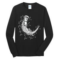 Ferret Rodent Gnawer Space Planet Universe Tall Long Sleeve T-Shirt