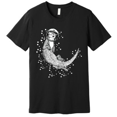 Ferret Rodent Gnawer Space Planet Universe Premium T-Shirt