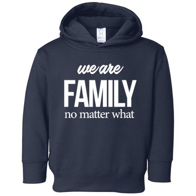 Family Reunion Gift We Are Family No Matter What Family Gift Toddler Hoodie