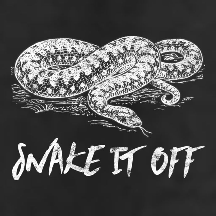 Funny Reptile Gift Snake It Off Meme Hognose Gift 7 Panel Mesh Trucker Snapback Hat