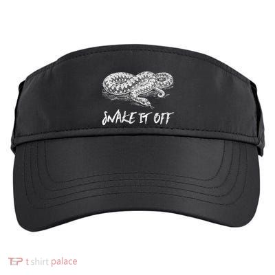 Funny Reptile Gift Snake It Off Meme Hognose Gift Adult Drive Performance Visor