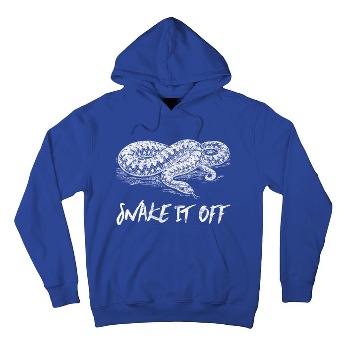 Funny Reptile Gift Snake It Off Meme Hognose Gift Hoodie