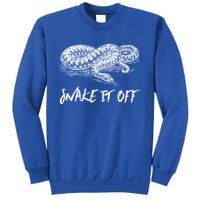 Funny Reptile Gift Snake It Off Meme Hognose Gift Sweatshirt