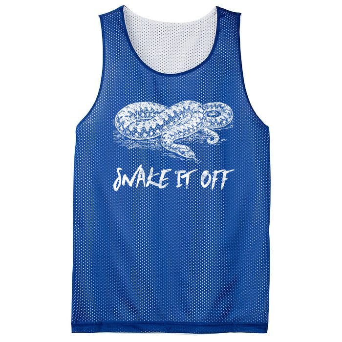 Funny Reptile Gift Snake It Off Meme Hognose Gift Mesh Reversible Basketball Jersey Tank