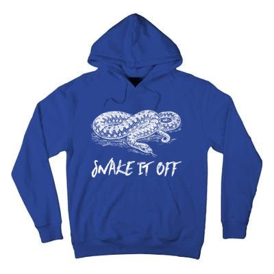 Funny Reptile Gift Snake It Off Meme Hognose Gift Tall Hoodie