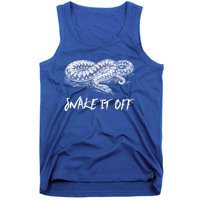 Funny Reptile Gift Snake It Off Meme Hognose Gift Tank Top