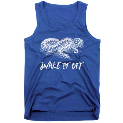 Funny Reptile Gift Snake It Off Meme Hognose Gift Tank Top