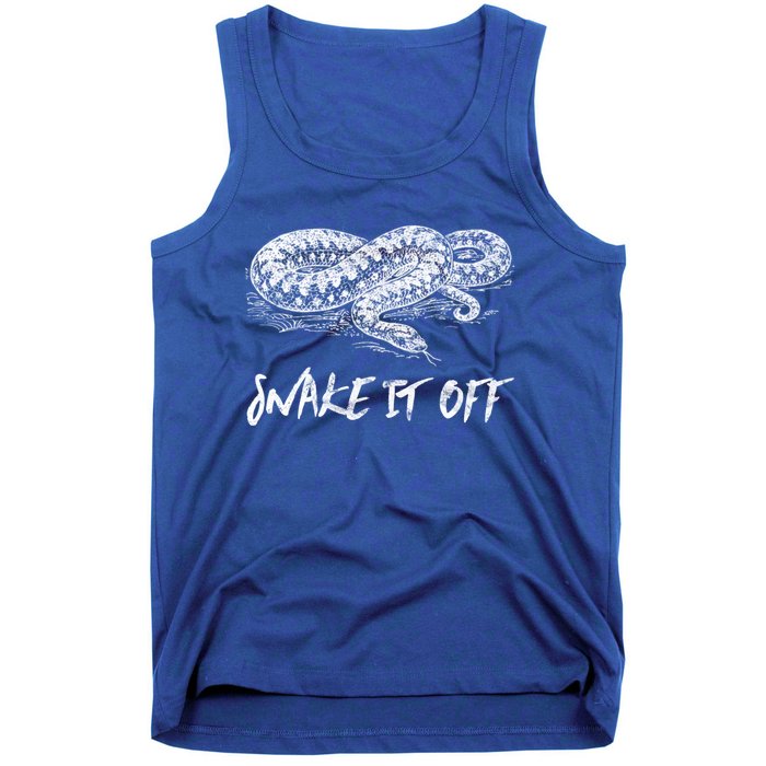 Funny Reptile Gift Snake It Off Meme Hognose Gift Tank Top