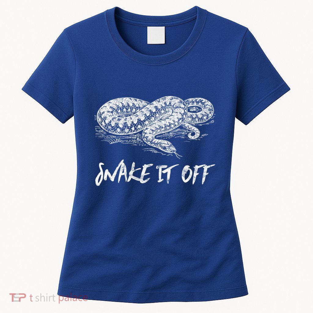 Funny Reptile Gift Snake It Off Meme Hognose Gift Womens T-Shirt