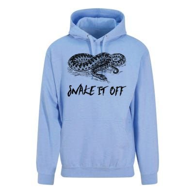 Funny Reptile Gift Snake It Off Meme Hognose Gift Unisex Surf Hoodie