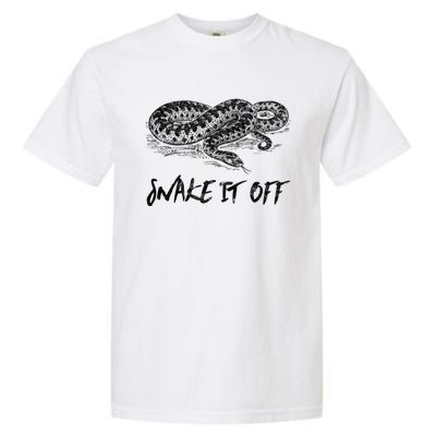 Funny Reptile Gift Snake It Off Meme Hognose Gift Garment-Dyed Heavyweight T-Shirt