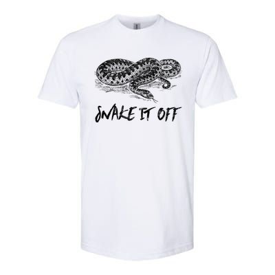 Funny Reptile Gift Snake It Off Meme Hognose Gift Softstyle CVC T-Shirt