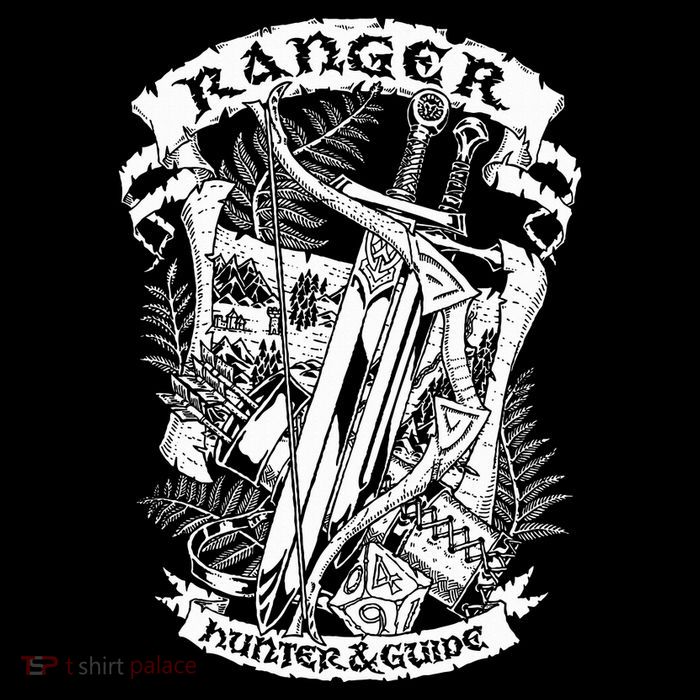 Fantasy Roleplaying Game Ranger Drawstring Bag
