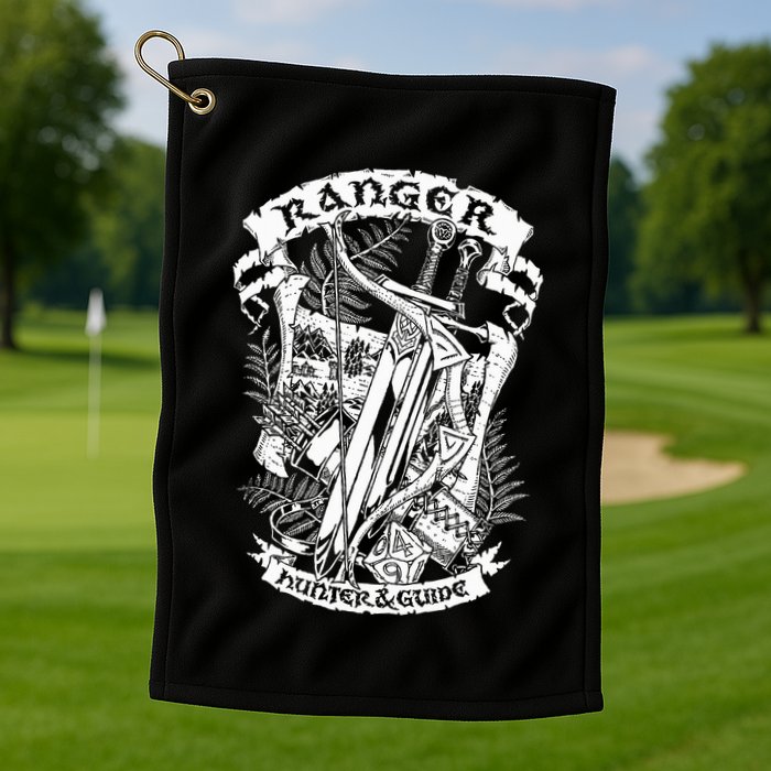 Fantasy Roleplaying Game Ranger Golf Towel