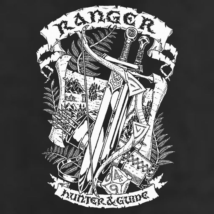 Fantasy Roleplaying Game Ranger Golf Towel