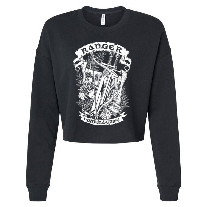 Fantasy Roleplaying Game Ranger Cropped Pullover Crew