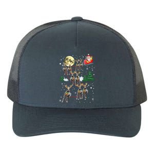 Funny Reindeer Great Danes Xmas Christmas Dog Lovers Gift Yupoong Adult 5-Panel Trucker Hat