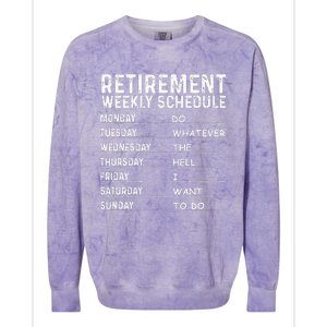 Funny Retirement Gift For Women Cool Retired Retiree Colorblast Crewneck Sweatshirt