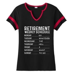 Funny Retirement Gift For Women Cool Retired Retiree Ladies Halftime Notch Neck Tee