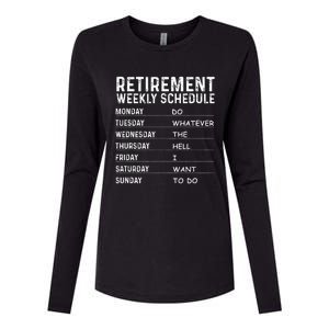 Funny Retirement Gift For Women Cool Retired Retiree Womens Cotton Relaxed Long Sleeve T-Shirt