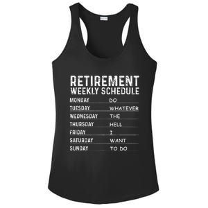 Funny Retirement Gift For Women Cool Retired Retiree Ladies PosiCharge Competitor Racerback Tank