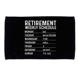 Funny Retirement Gift For Women Cool Retired Retiree Microfiber Hand Towel