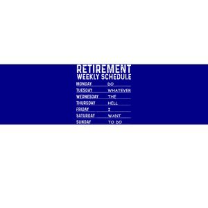 Funny Retirement Gift For Women Cool Retired Retiree Bumper Sticker