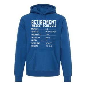 Funny Retirement Gift For Women Cool Retired Retiree Premium Hoodie