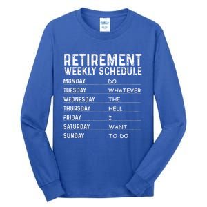 Funny Retirement Gift For Women Cool Retired Retiree Tall Long Sleeve T-Shirt