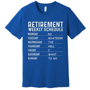 Funny Retirement Gift For Women Cool Retired Retiree Premium T-Shirt