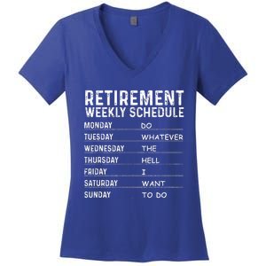 Funny Retirement Gift For Women Cool Retired Retiree Women's V-Neck T-Shirt