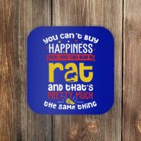 Funny Rat Gift For Big Time Rat Fans And Rat Owners Great Gift Coaster