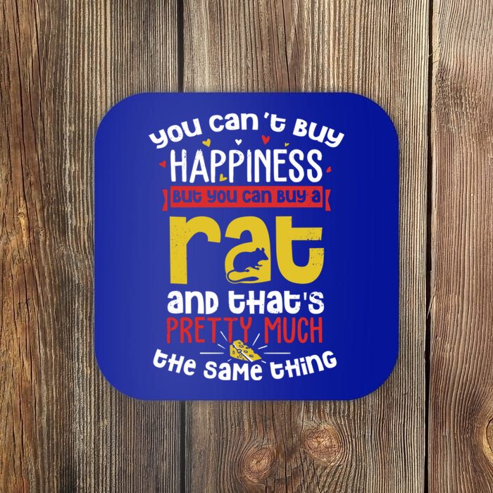 Funny Rat Gift For Big Time Rat Fans And Rat Owners Great Gift Coaster