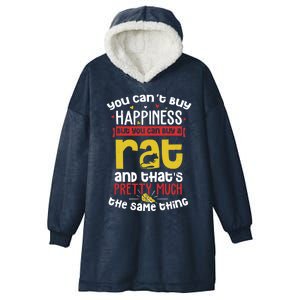 Funny Rat Gift For Big Time Rat Fans And Rat Owners Great Gift Hooded Wearable Blanket