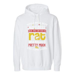 Funny Rat Gift For Big Time Rat Fans And Rat Owners Great Gift Garment-Dyed Fleece Hoodie