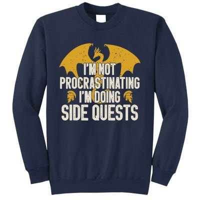 Funny RPG Gamer I'm Not Procrastinating I'm Doing Side Quest Sweatshirt