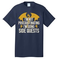 Funny RPG Gamer I'm Not Procrastinating I'm Doing Side Quest Tall T-Shirt