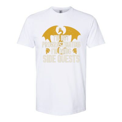 Funny RPG Gamer I'm Not Procrastinating I'm Doing Side Quest Softstyle CVC T-Shirt