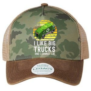 Funny Recycling Garbage Trash Truck 5T 4T 3T 2T Legacy Tie Dye Trucker Hat