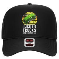 Funny Recycling Garbage Trash Truck 5T 4T 3T 2T High Crown Mesh Back Trucker Hat